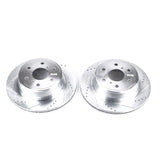 Power Stop 07-18 Chevrolet Silverado 1500 Rear Evolution Drilled & Slotted Rotors - Pair PowerStop Brake Rotors - Slot & Drilled  AXOPROS