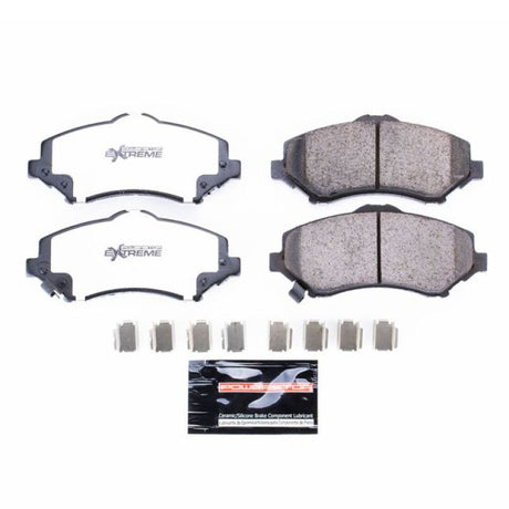 Power Stop 07-18 Jeep Wrangler Front Z36 Truck & Tow Brake Pads w/Hardware PowerStop Brake Pads - Performance  AXOPROS