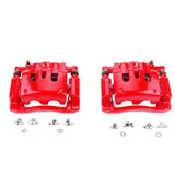 Power Stop 08-12 Ford F-250 Super Duty Rear Red Calipers w/Brackets - Pair PowerStop Brake Calipers - Perf  AXOPROS