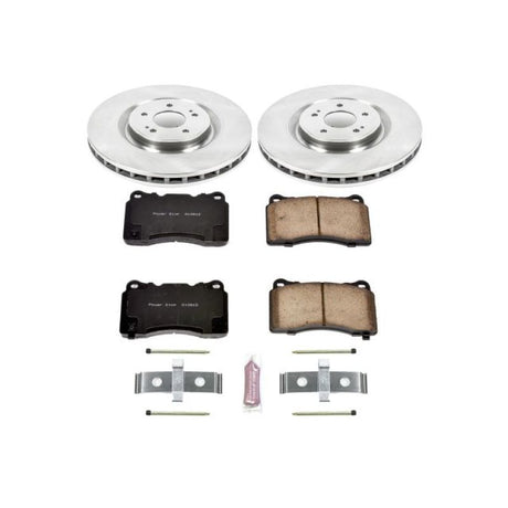 Power Stop 08-15 Mitsubishi Lancer Front Autospecialty Brake Kit PowerStop Brake Kits - OE  AXOPROS