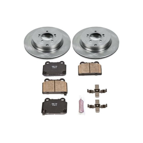 Power Stop 08-15 Mitsubishi Lancer Rear Autospecialty Brake Kit PowerStop Brake Kits - OE  AXOPROS