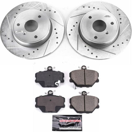 Power Stop 08-16 Smart Fortwo Front Z23 Evolution Sport Brake Kit PowerStop Brake Kits - Performance D&S  AXOPROS