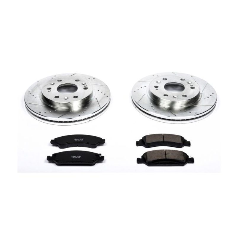 Power Stop 08-19 Cadillac Escalade Front Z23 Evolution Sport Brake Kit PowerStop Brake Kits - Performance D&S  AXOPROS