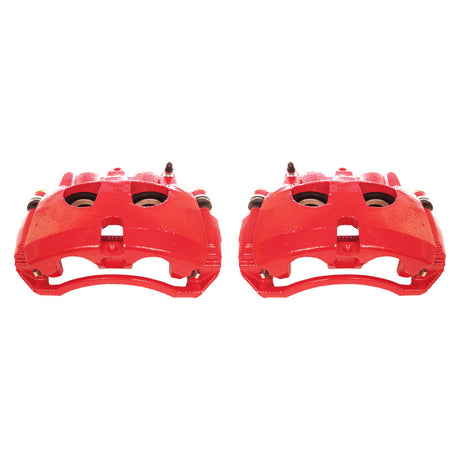 Power Stop 09-10 Dodge Ram 2500 Front Red Calipers w/Brackets - Pair PowerStop Brake Calipers - Perf  AXOPROS