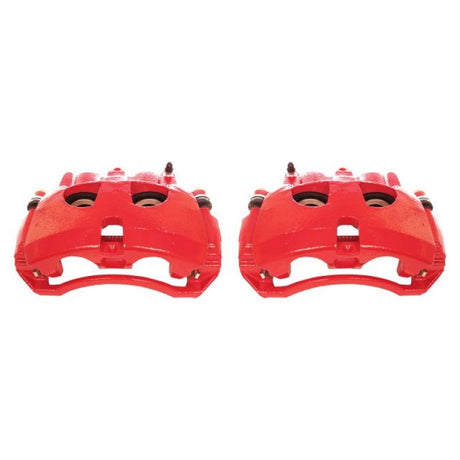 Power Stop 09-10 Dodge Ram 2500 Front Red Calipers w/Brackets - Pair PowerStop Brake Calipers - Perf  AXOPROS