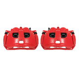 Power Stop 09-10 Dodge Ram 2500 Rear Red Calipers w/Brackets - Pair PowerStop Brake Calipers - Perf  AXOPROS