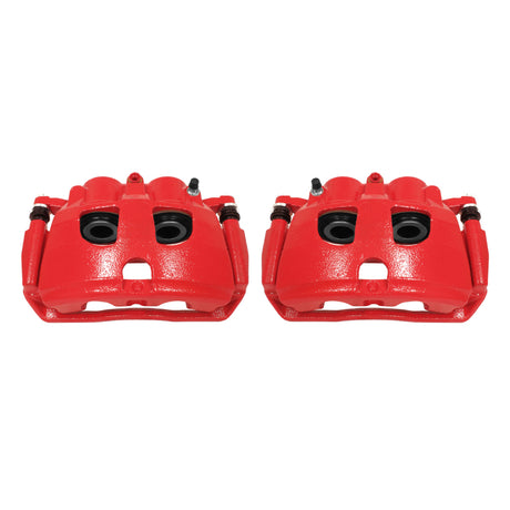 Power Stop 09-10 Dodge Ram 2500 Rear Red Calipers w/Brackets - Pair PowerStop Brake Calipers - Perf  AXOPROS