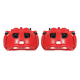 Power Stop 09-10 Dodge Ram 2500 Rear Red Calipers w/Brackets - Pair PowerStop Brake Calipers - Perf  AXOPROS