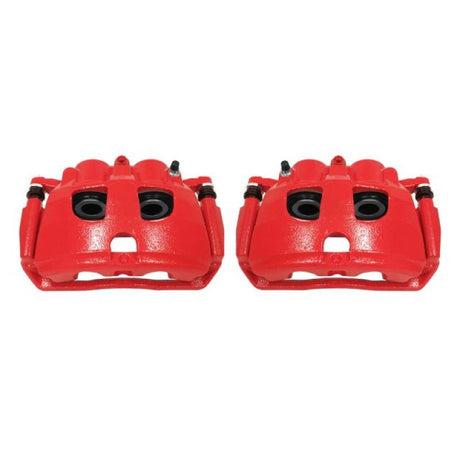 Power Stop 09-10 Dodge Ram 2500 Rear Red Calipers w/Brackets - Pair PowerStop Brake Calipers - Perf  AXOPROS