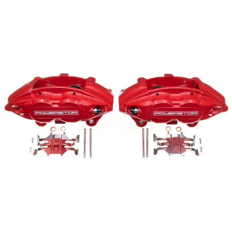 Power Stop 09-19 Nissan 370Z Front Red Calipers w/o Brackets - Pair PowerStop Brake Calipers - Perf  AXOPROS