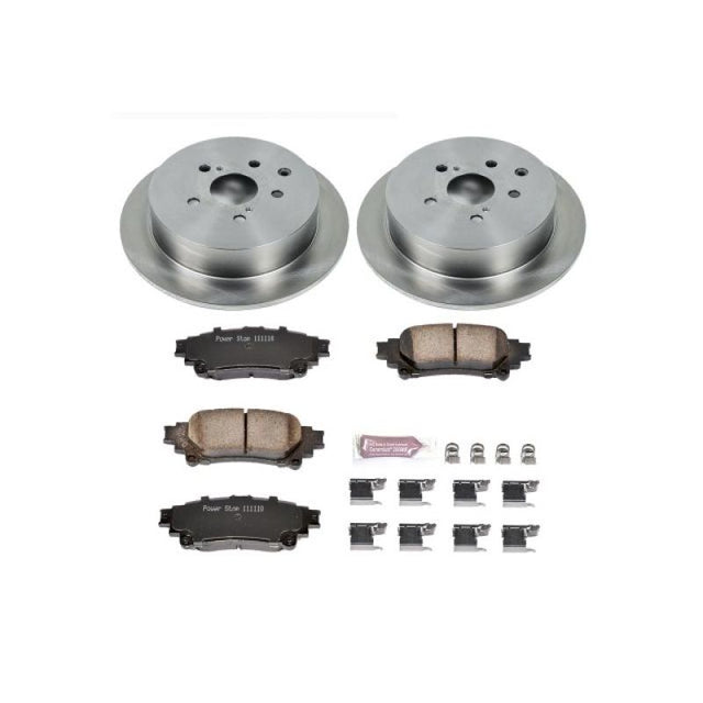 Power Stop 10-15 Lexus RX350 Rear Autospecialty Brake Kit PowerStop Brake Kits - OE  AXOPROS