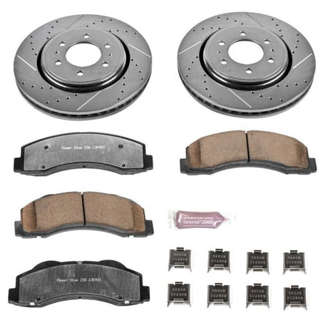 Power Stop 10-18 Ford Expedition Front Z36 Truck & Tow Brake Kit PowerStop Brake Kits - Performance D&S  AXOPROS