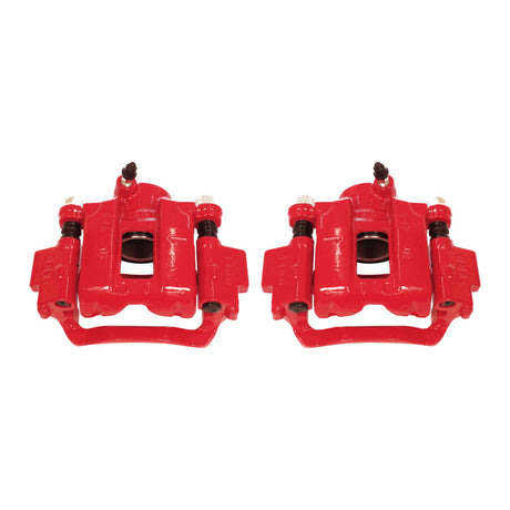Power Stop 10-18 Lexus GX460 Rear Red Calipers w/Brackets - Pair PowerStop Brake Calipers - Perf  AXOPROS