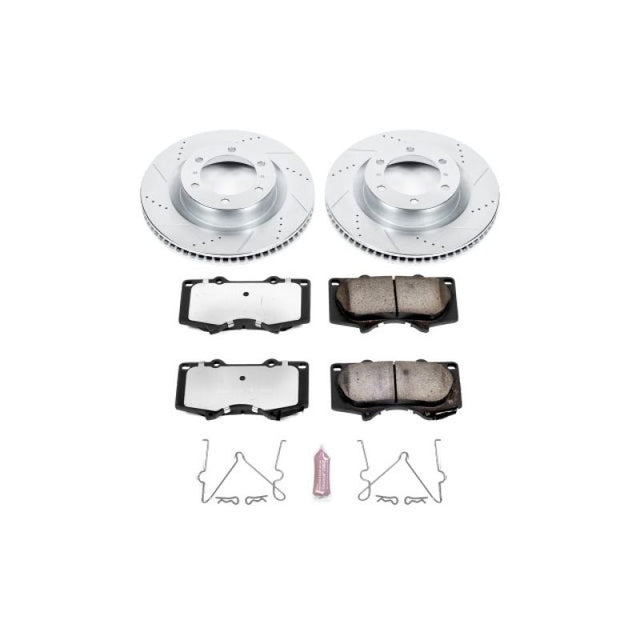 Power Stop 10-19 Lexus GX460 Front Z36 Truck & Tow Brake Kit PowerStop Brake Kits - Performance D&S  AXOPROS