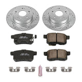 Power Stop 11-14 Acura TSX Rear Z23 Evolution Sport Brake Kit PowerStop Brake Kits - Performance D&S  AXOPROS