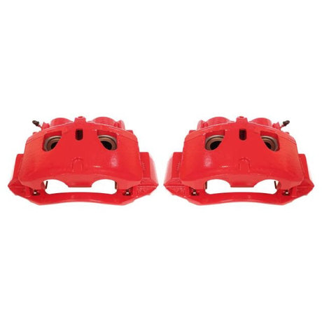 Power Stop 11-19 Chevrolet Silverado 2500 HD Front Red Calipers w/Brackets - Pair PowerStop Brake Calipers - Perf  AXOPROS