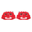 Power Stop 11-19 Chevrolet Silverado 2500 HD Rear Red Calipers w/Brackets - Pair PowerStop Brake Calipers - Perf  AXOPROS