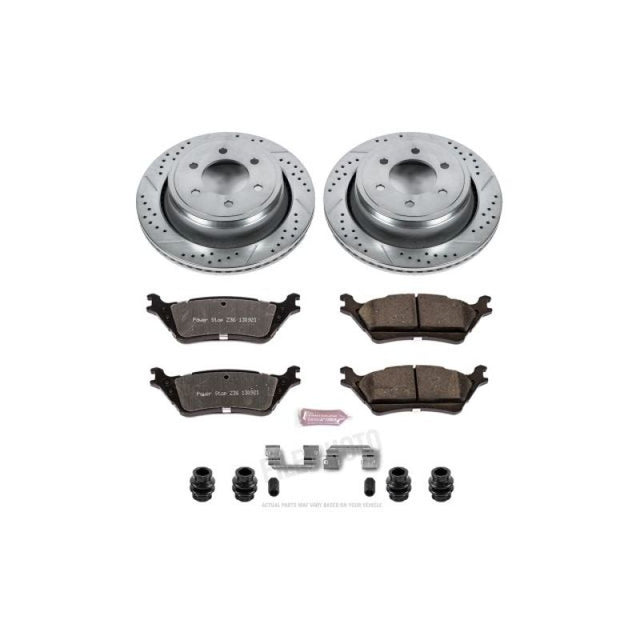 Power Stop 12-18 Ford F-150 Rear Z36 Truck & Tow Brake Kit PowerStop Brake Kits - Performance D&S  AXOPROS