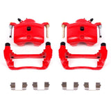 Power Stop 13-15 Acura ILX Front Red Calipers w/Brackets - Pair PowerStop Brake Calipers - Perf  AXOPROS
