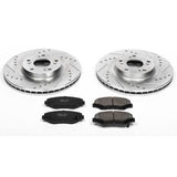 Power Stop 13-15 Acura ILX Front Z23 Evolution Sport Brake Kit PowerStop Brake Kits - Performance D&S  AXOPROS