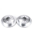 Power Stop 13-21 Toyota Land Cruiser Rear Evolution Drilled & Slotted Rotors - Pair PowerStop Brake Rotors - Slot & Drilled  AXOPROS