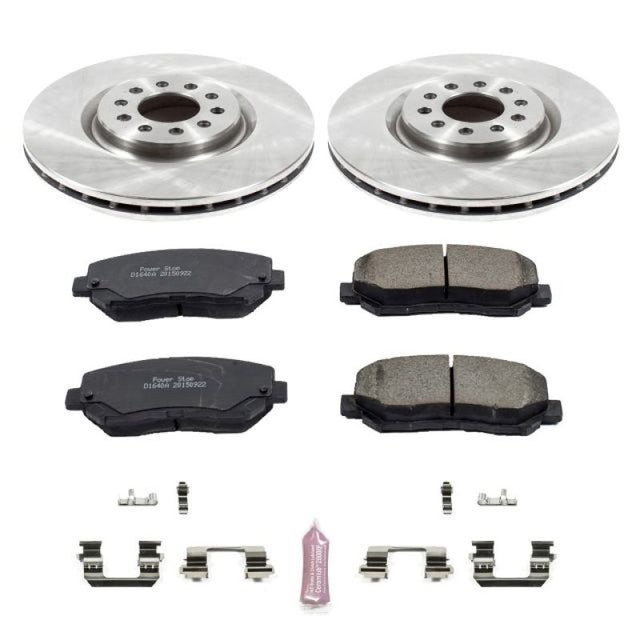 Power Stop 15-17 Chrysler 200 Front Autospecialty Brake Kit PowerStop Brake Kits - OE  AXOPROS