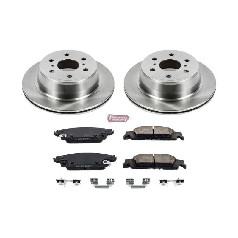 Power Stop 15-19 Cadillac Escalade Rear Autospecialty Brake Kit PowerStop Brake Kits - OE  AXOPROS