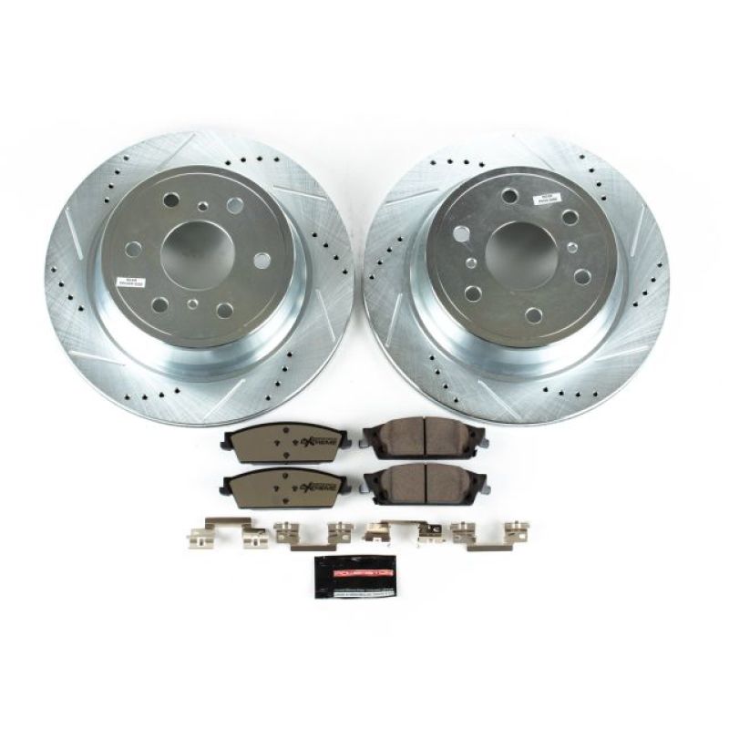 Power Stop 15-19 Cadillac Escalade Rear Z36 Truck & Tow Brake Kit PowerStop Brake Kits - Performance D&S  AXOPROS