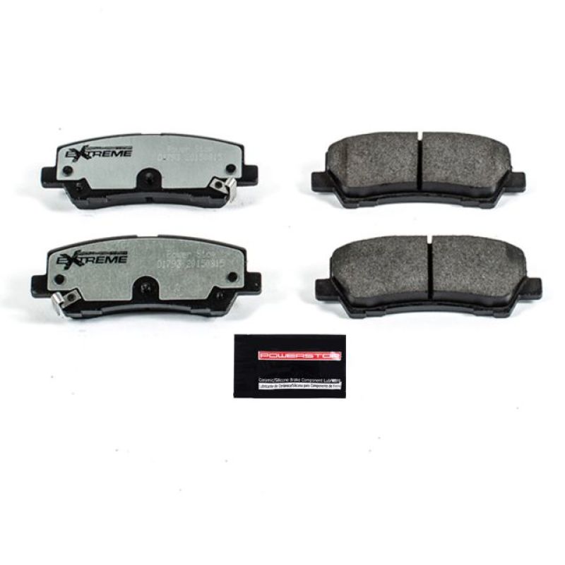 Power Stop 15-19 Ford Mustang Rear Z26 Extreme Street Brake Pads w/Hardware PowerStop Brake Pads - Performance  AXOPROS