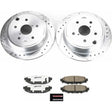 Power Stop 15-19 Subaru WRX Rear Z26 Street Warrior Brake Kit PowerStop Brake Kits - Performance D&S  AXOPROS