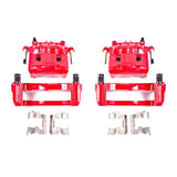 Power Stop 16-17 Subaru Crosstrek Front Red Calipers w/Brackets - Pair PowerStop Brake Calipers - Perf  AXOPROS
