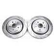 Power Stop 16-18 Cadillac ATS Rear Evolution Drilled & Slotted Rotors - Pair PowerStop Brake Rotors - Slot & Drilled  AXOPROS