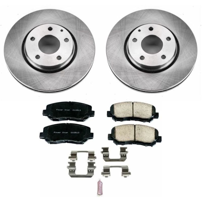 Power Stop 16-18 Mazda CX-5 Front Autospecialty Brake Kit PowerStop Brake Kits - OE  AXOPROS