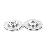 Power Stop 16-19 Cadillac CT6 Front Evolution Drilled & Slotted Rotors - Pair PowerStop Brake Rotors - Slot & Drilled  AXOPROS