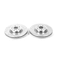 Power Stop 16-19 Cadillac CT6 Front Evolution Drilled & Slotted Rotors - Pair PowerStop Brake Rotors - Slot & Drilled  AXOPROS