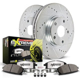 Power Stop 16-19 Chevrolet Camaro Front Z26 Street Warrior Brake Kit PowerStop Brake Kits - Performance D&S  AXOPROS