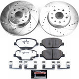 Power Stop 16-19 Chevrolet Camaro Front Z26 Street Warrior Brake Kit PowerStop Brake Kits - Performance D&S  AXOPROS