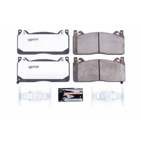 Power Stop 16-19 Ford Mustang Front Z26 Extreme Street Brake Pads w/Hardware PowerStop Brake Pads - Performance  AXOPROS