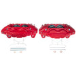 Power Stop 16-21 Toyota Sequoia Front Red Calipers - Pair PowerStop Brake Calipers - Perf  AXOPROS