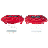 Power Stop 16-21 Toyota Sequoia Front Red Calipers - Pair PowerStop Brake Calipers - Perf  AXOPROS