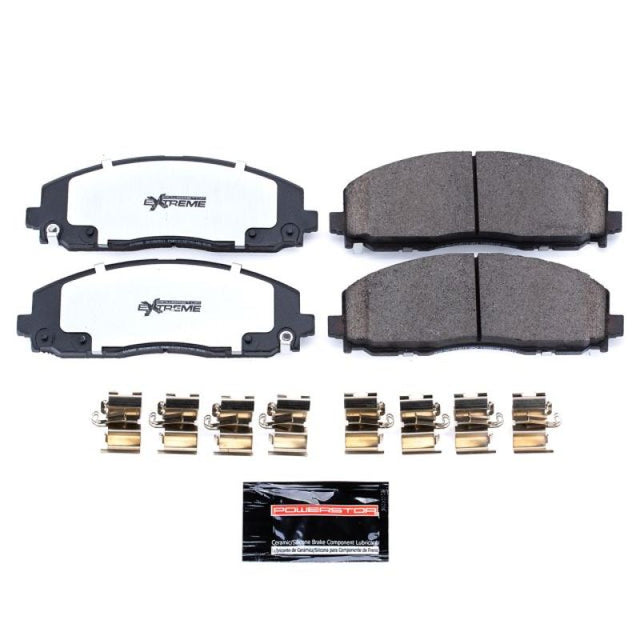 Power Stop 17-19 Chrysler Pacifica Front Z36 Truck & Tow Brake Pads w/Hardware PowerStop Brake Pads - Performance  AXOPROS