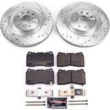 Power Stop 17-19 Honda Civic Front Z23 Evolution Sport Brake Kit PowerStop Brake Kits - Performance D&S  AXOPROS