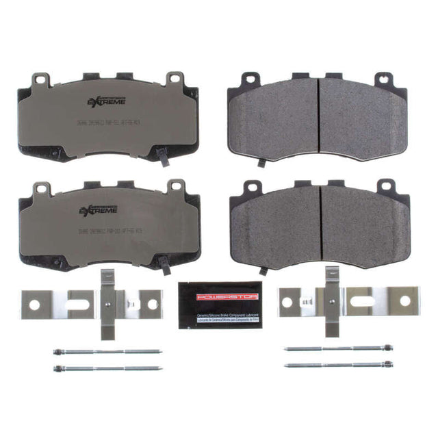 Power Stop 18-19 Jeep Grand Cherokee Front Z26 Extreme Street Brake Pads w/Hardware PowerStop Brake Pads - Performance  AXOPROS