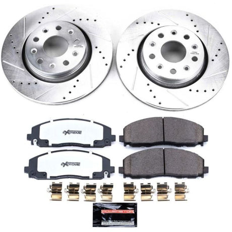Power Stop 18-19 Jeep Wrangler Front Z36 Truck & Tow Brake Kit PowerStop Brake Kits - Performance D&S  AXOPROS