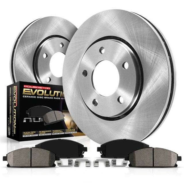 Power Stop 18-19 Subaru Crosstrek Front Autospecialty Brake Kit PowerStop Brake Kits - OE  AXOPROS