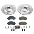 Power Stop 18-19 Subaru Crosstrek Front Z23 Evolution Sport Brake Kit PowerStop Brake Kits - Performance D&S  AXOPROS
