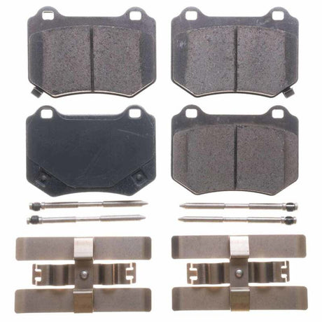 Power Stop 18-19 Subaru WRX STi Rear Z17 Evolution Ceramic Brake Pads w/Hardware PowerStop Brake Pads - OE  AXOPROS