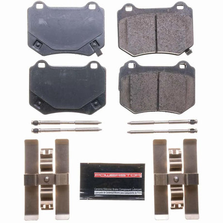 Power Stop 18-19 Subaru WRX STi Rear Z23 Evolution Sport Brake Pads w/Hardware PowerStop Brake Pads - Performance  AXOPROS