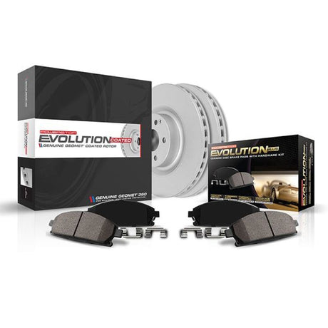 Power Stop 18-20 Subaru WRX STI Front Z17 Coated Brake Kit PowerStop Brake Kits - Performance Blank  AXOPROS