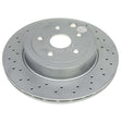 Power Stop 18-20 Subaru WRX STI Rear Evolution Coated Rotor PowerStop Brake Rotors - OE - Cryo  AXOPROS